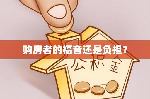 陇南购房者的福音还是负担？