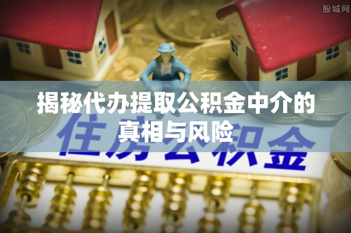 陇南揭秘代办提取公积金中介的真相与风险