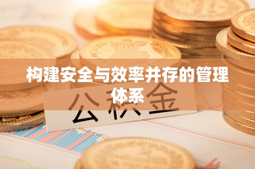 陇南构建安全与效率并存的管理体系