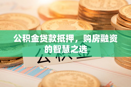 陇南公积金贷款抵押，购房融资的智慧之选