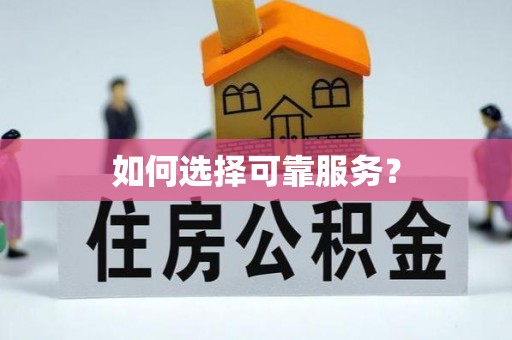 陇南如何选择可靠服务？