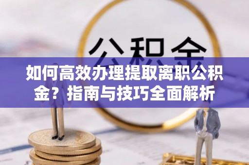 陇南如何高效办理提取离职公积金？指南与技巧全面解析