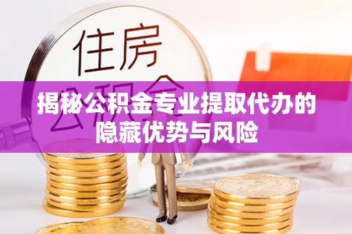 陇南揭秘公积金专业提取代办的隐藏优势与风险
