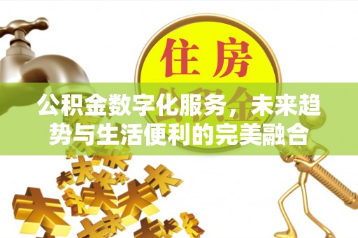陇南公积金数字化服务，未来趋势与生活便利的完美融合