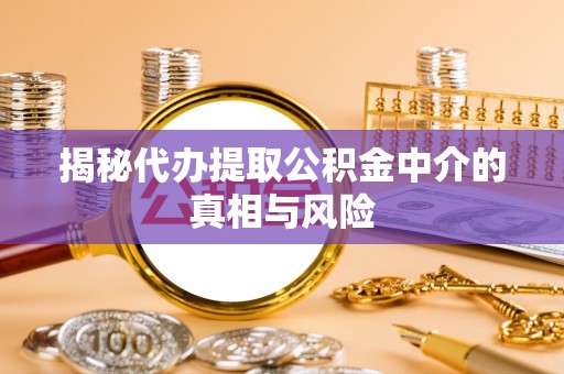 陇南揭秘代办提取公积金中介的真相与风险