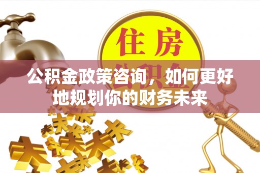 陇南公积金政策咨询，如何更好地规划你的财务未来