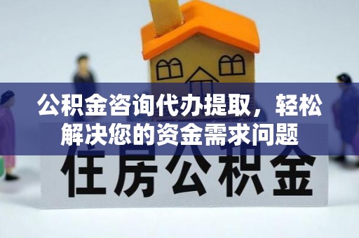 陇南公积金咨询代办提取，轻松解决您的资金需求问题