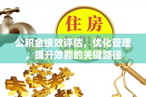 陇南公积金绩效评估，优化管理，提升效能的关键路径