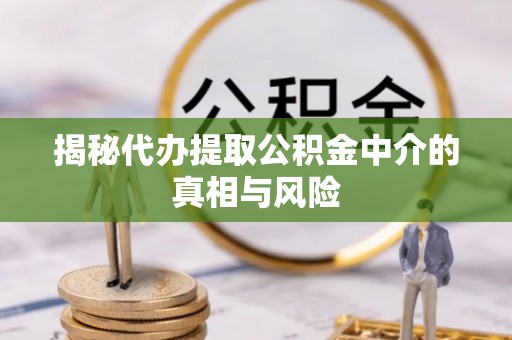 陇南揭秘代办提取公积金中介的真相与风险