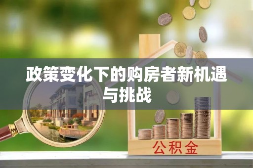 陇南政策变化下的购房者新机遇与挑战